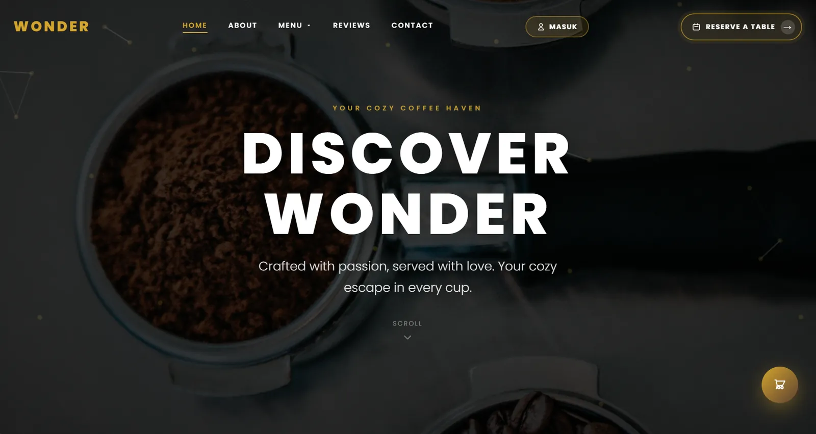 Website Coffee Shop